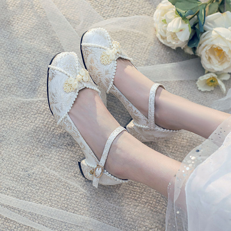 Hanfu Cheongsam Flower Shoes