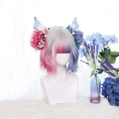 Harajuku Purple Pink Gradient Ombre Wig