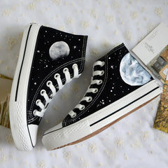 Harajuku Galaxy Cosmic Moon Shoes