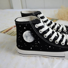 Harajuku Galaxy Cosmic Moon Shoes