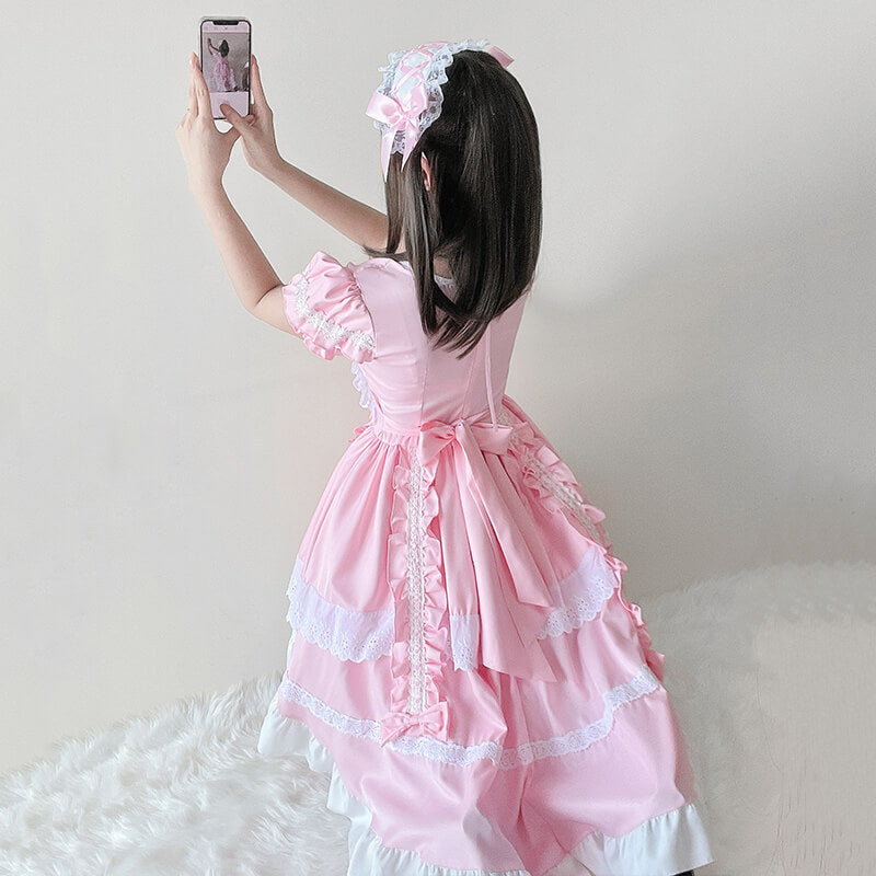 JK Lolita Bow Cosplay Dresses