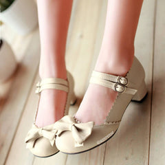 JK Lolita Bow Shoes