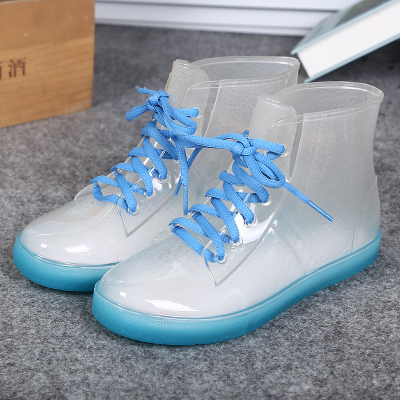 Candy Color Transparent Rain Boots