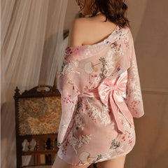 Japanese Bow Flower Kimono