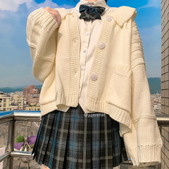 Japanese Knitted Cardigan Sweater