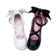 Japanese Lolita Bow Shoes