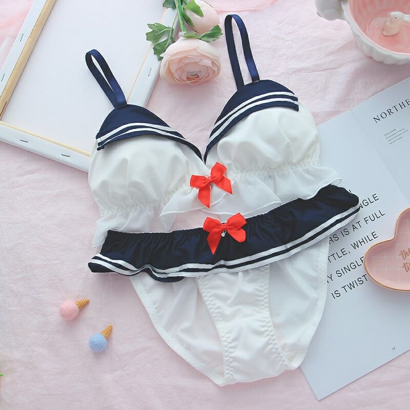 Japanese Navy Sailor Lingerie Set