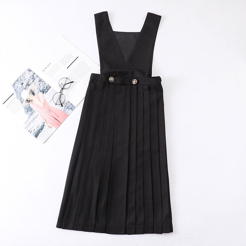 Japanese Strap Pleated Dress