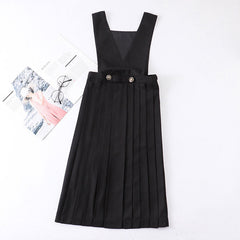 Japanese Strap Pleated Dress