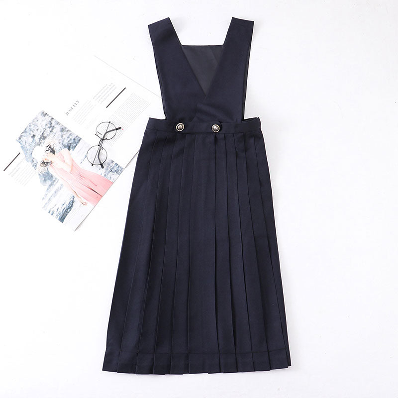 Japanese Strap Pleated Dress