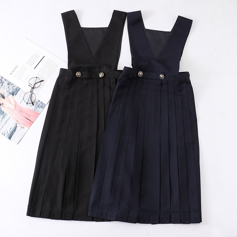 Japanese Strap Pleated Dress