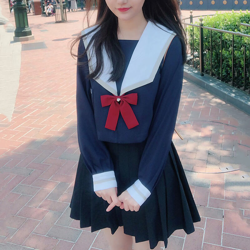 Japanese JK Bow Sailor Suit