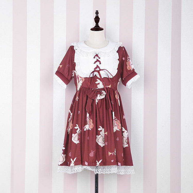 Japanese Lolita Rabbit Bow Dresses