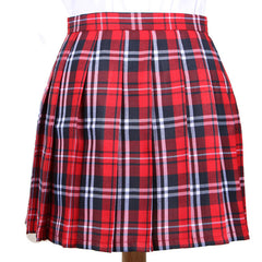 Japanese Striped Plaid Skirt