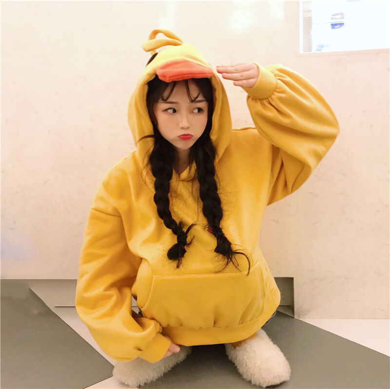 Cute Yellow Hoodie