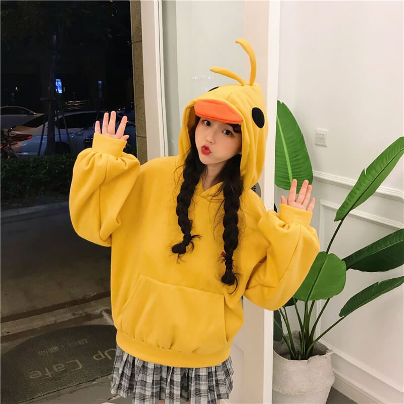 Cute Yellow Hoodie