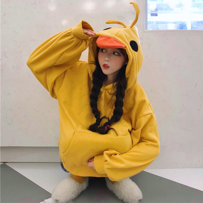 Cute Yellow Hoodie