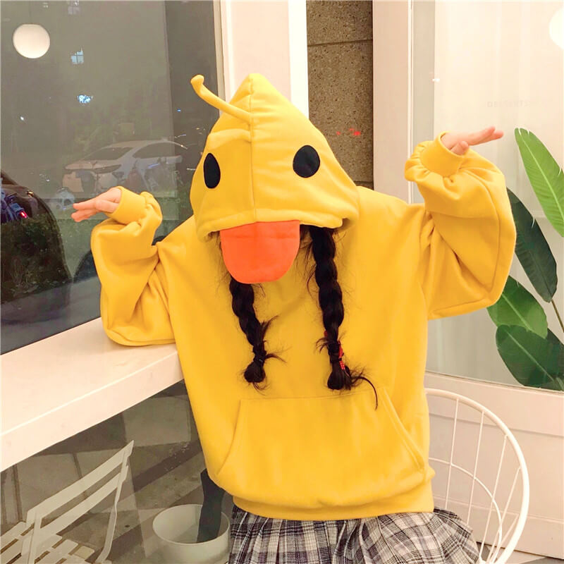 Cute Yellow Hoodie