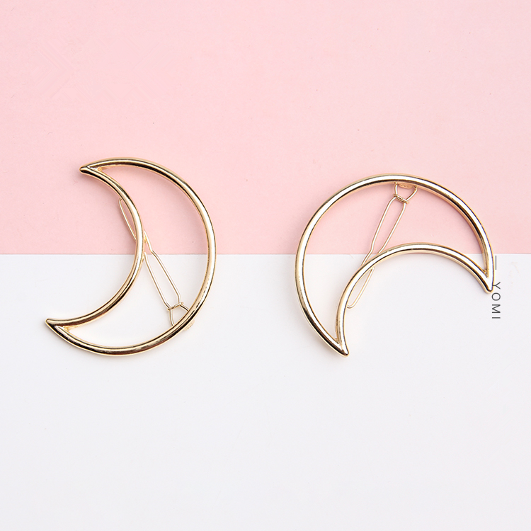 Crescent Moon Hair Clip