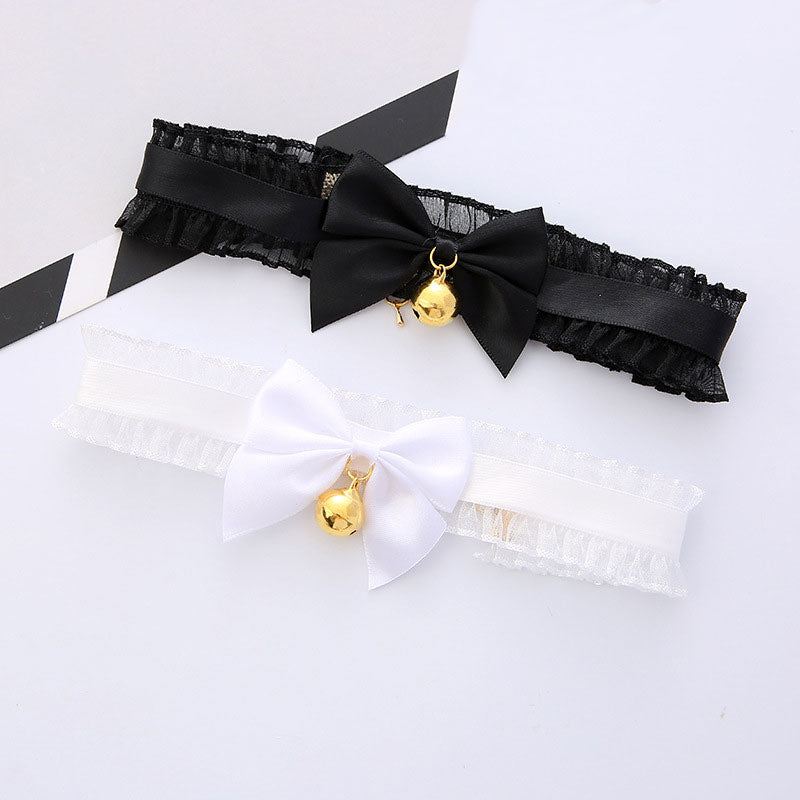 Kawaii Bow Bell Necklace