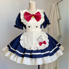 Kawaii Bow Cat Claw Uniform Dress