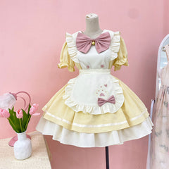 Kawaii Bow Cat Claw Uniform Dress