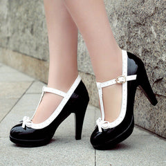 Kawaii Bow Lolita Bow Heels