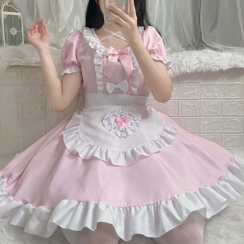 Kawaii Bow Maid Dress