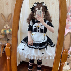 Kawaii Bow Maid  Dress