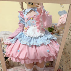 Kawaii Bow Maid  Dress