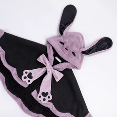 Kawaii Bunny Cape Hoodie Coat