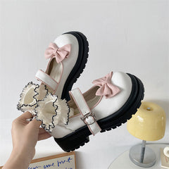 Kawaii Cat Bow Shoes