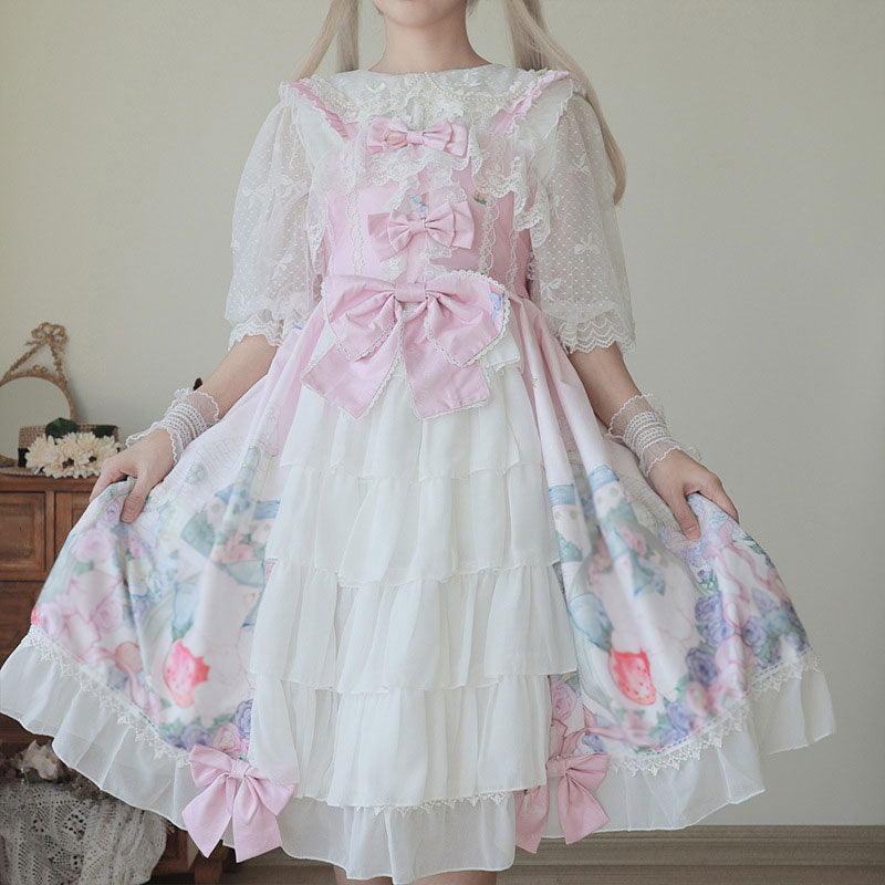 Kawaii Cat Lolita Bow Dress