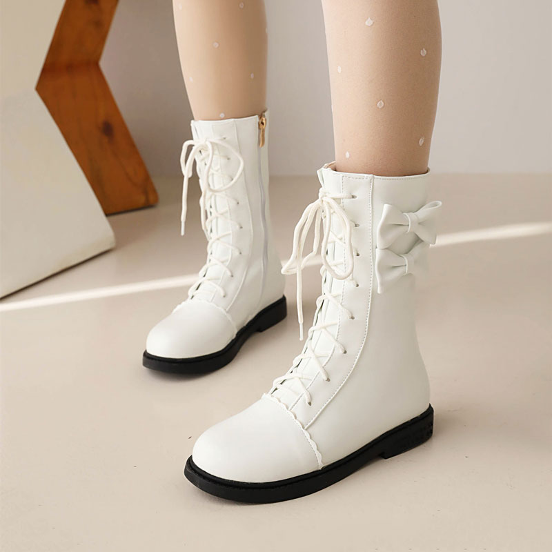 Kawaii Fashion Bow Short Boots