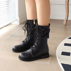 Kawaii Fashion Bow Short Boots