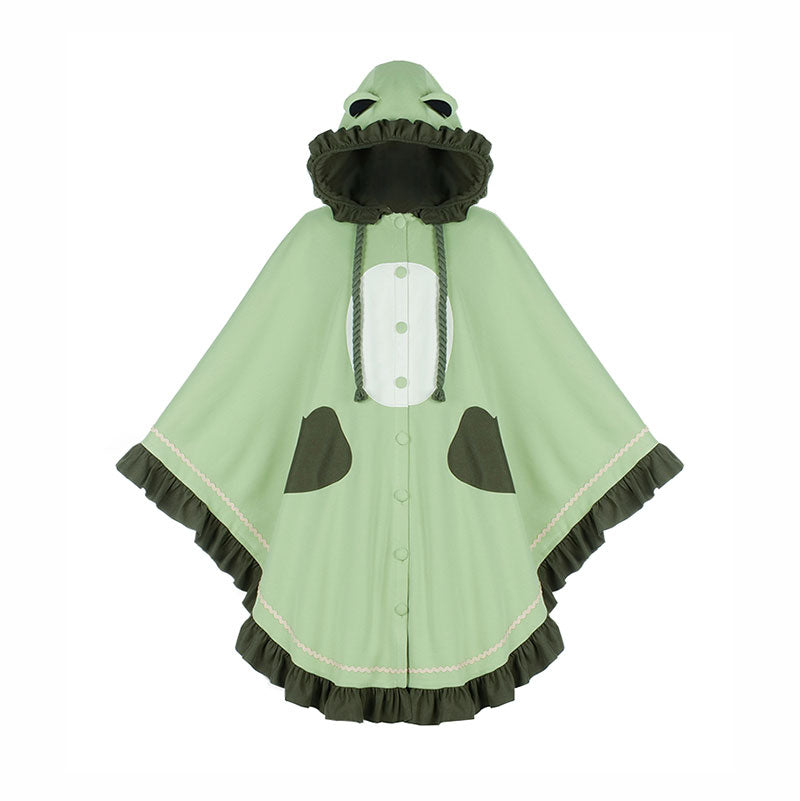 Kawaii Frog Cape Hooded Coat