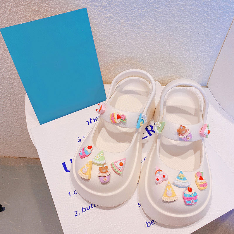 Kawaii Ice Cream Flower Slippers