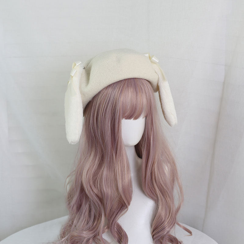 Kawaii Rabbit Ear Bow Hat