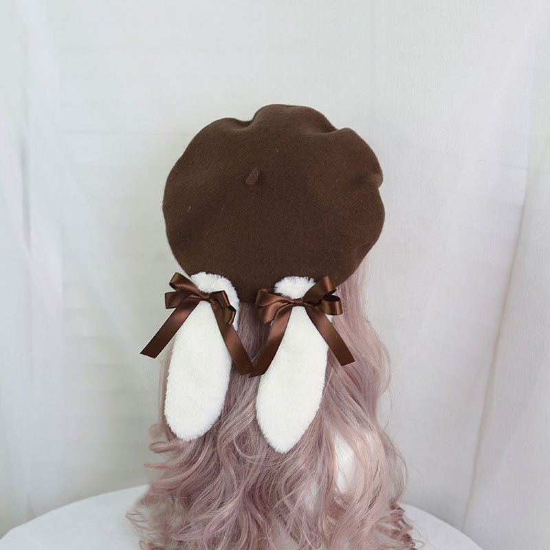 Kawaii Rabbit Ear Bow Hat