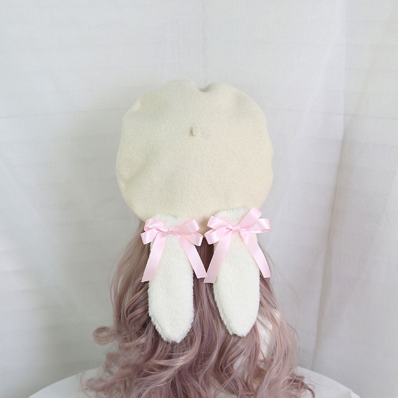 Kawaii Rabbit Ear Bow Hat