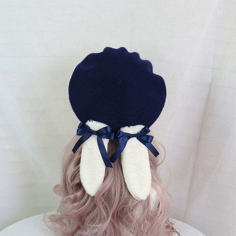 Kawaii Rabbit Ear Bow Hat