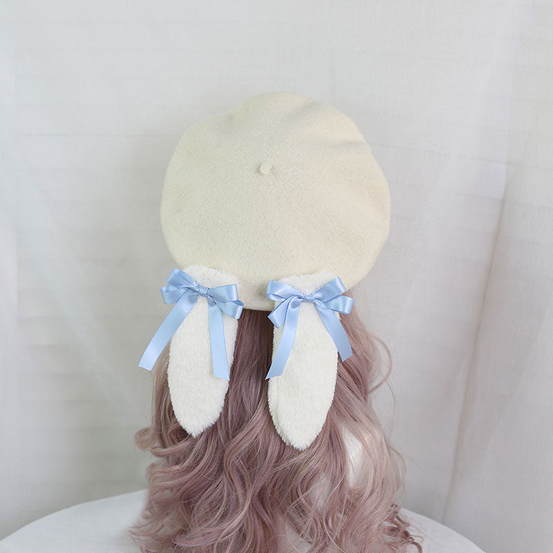 Kawaii Rabbit Ear Bow Hat