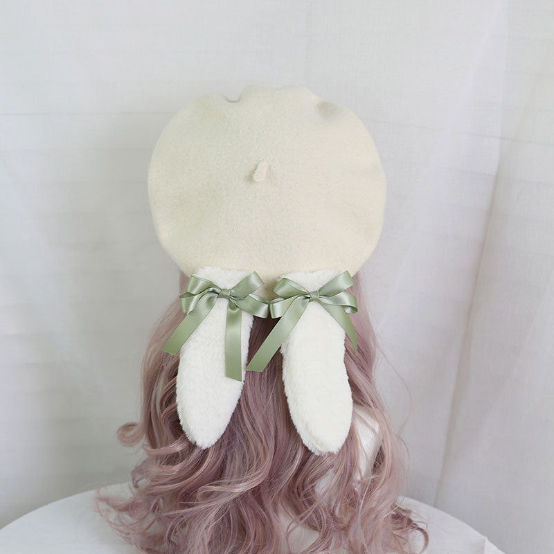 Kawaii Rabbit Ear Bow Hat