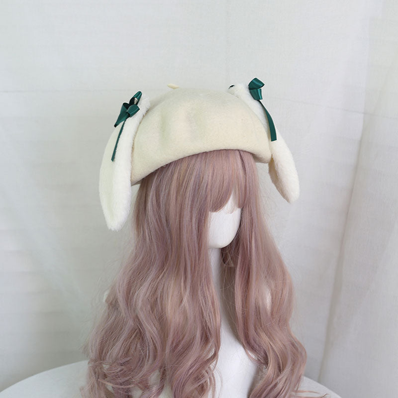 Kawaii Rabbit Ear Bow Hat
