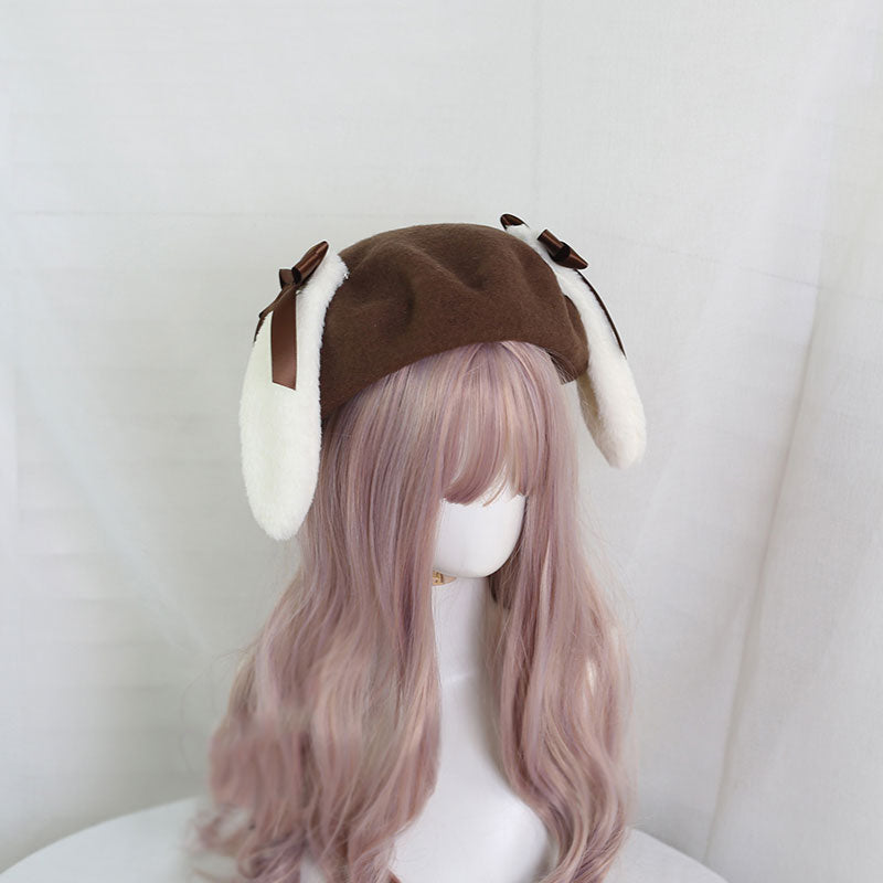 Kawaii Rabbit Ear Bow Hat
