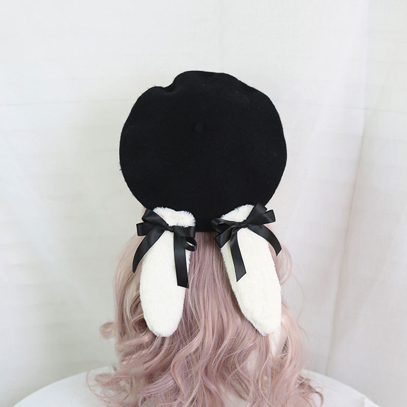 Kawaii Rabbit Ear Bow Hat