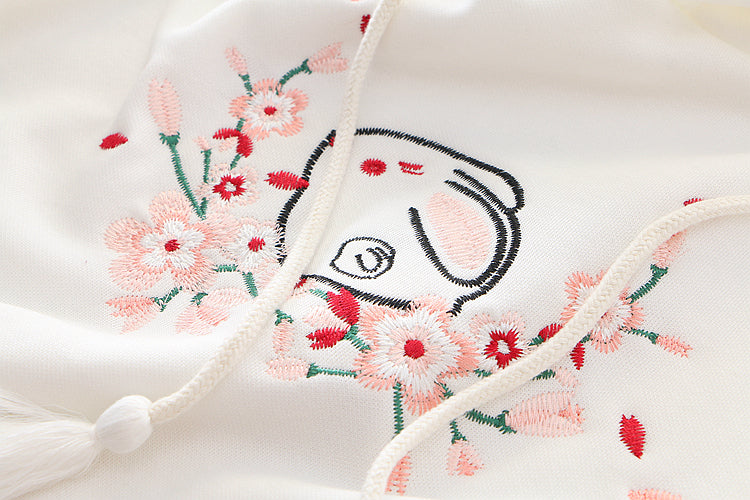 Kawaii Rabbit Flower Hoodie