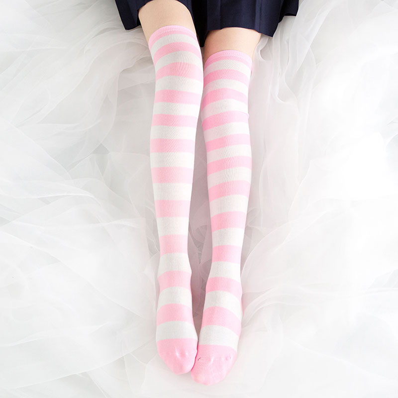 Kawaii Striped Stocking