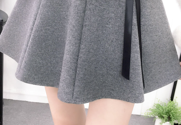 Kawaii Sweater Bow Skirt Set