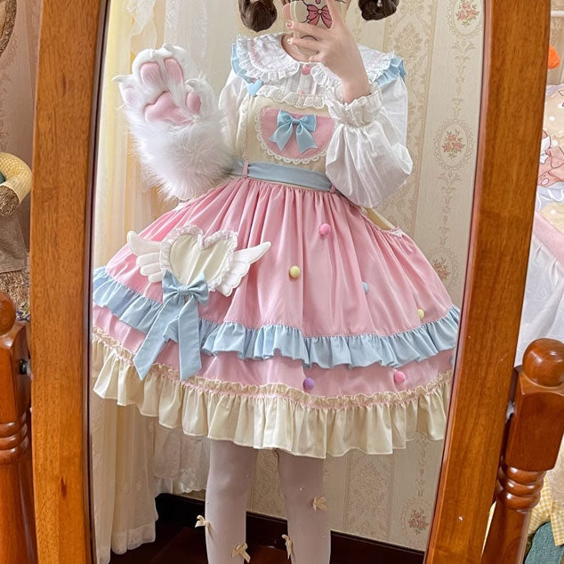 Kawaii Wings Bow Lolita Dress